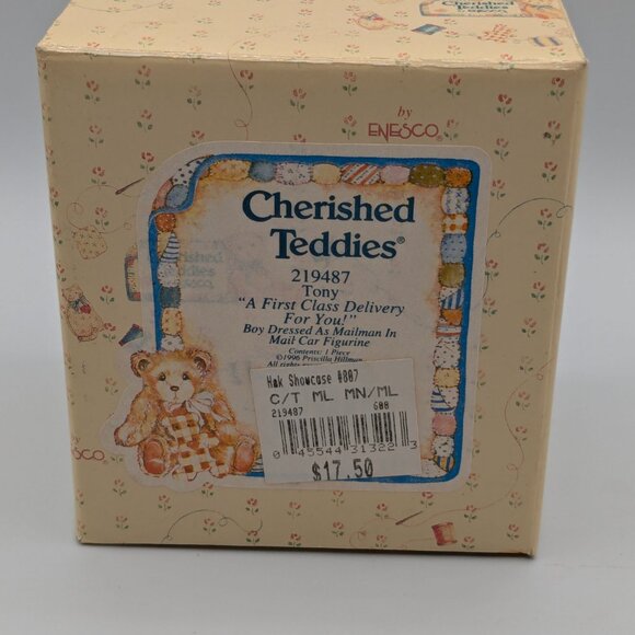 Cherished Teddies Tony "A First Class Delivery For You!" (219487) 1996 - Picture 8 of 10